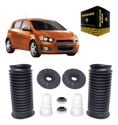 Par Kits Do Amortecedor Dianteiro Axios Para Spin Cobalt 8v