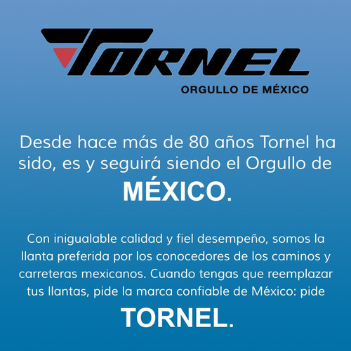 Llanta 175/70r13 Tornel America At909 Ra 82s
