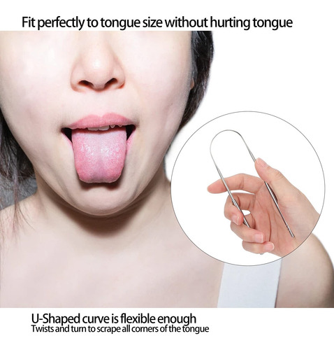 Juego De Herramientas Limpiador De Lengua Reutilizable