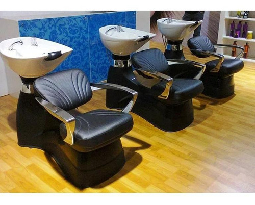 Lavatório De Cabelo Salão Barbearia Cuba Louça Dompel Móveis