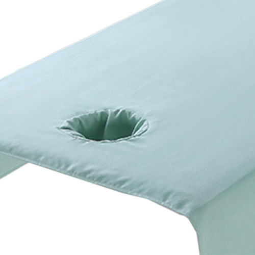 Funda Protectora Para Cama De Spa Con Agujero, Textura Verde