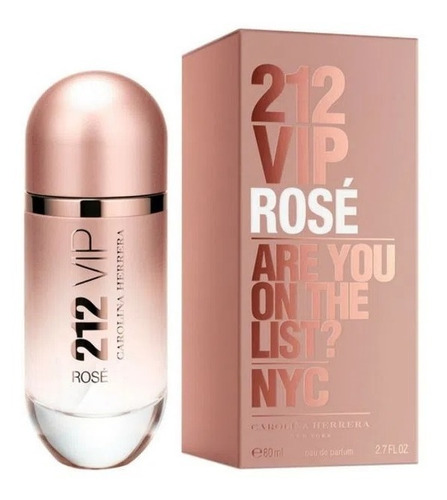 Imagen 1 de 2 de Perfume Original 212 Vip Rosé Carolina Herrera 125 Ml Damas