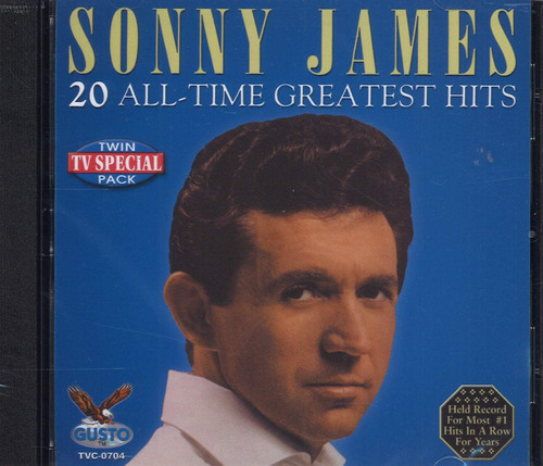 Cd: Sonny James - 20 Grandes Éxitos De Todos Los Tiempos