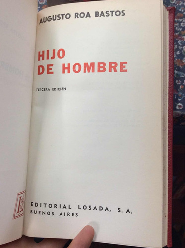 Hijo De Hombre Por Augusto Roa Bastos (Usado)
