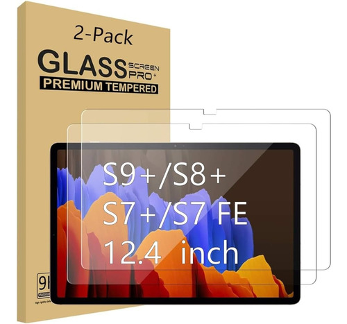 2 Mica Cristal Templado Para Samsung Galaxy Tab S9 Plus X810