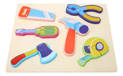 Puzles De Madera Para Niños Que Combinan Herramientas Para E