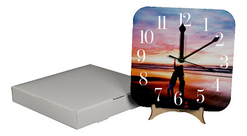 Reloj Personalizado Fibro Facil 20cm - Sublimable - Foto