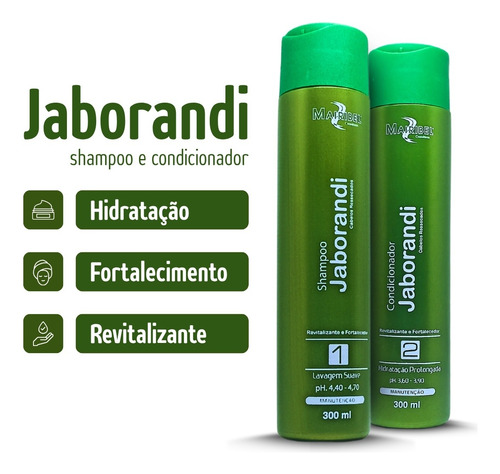 Kit Jaborandi Fortalecimento Mairibel (shamp E Cond) 2x300ml