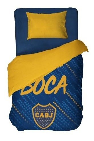 Acolchado De Club Microfibra 1 1/2 Plaza Boca River