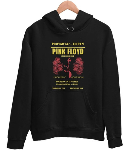 Buzo Canguro Hoodie Capucha Algodón Pink Floyd 02