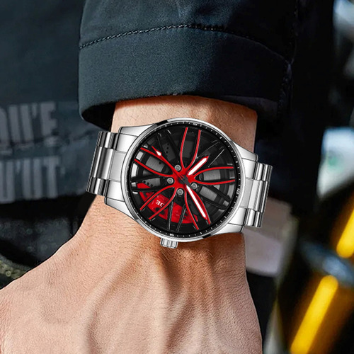Reloj De Caballero Sport Luminous Cuarzo Giratorio Relojes