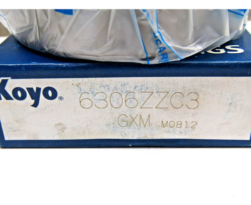 Koyo Japan 6306-zz 30mm X 72 Mm X 19mm Metal Shielded Be Jje
