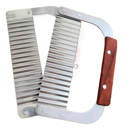 Kit 2 - Cortador Ondulado De Acero Inoxidable For Patatas Y