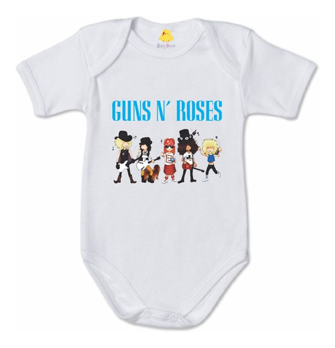 Body  Bebé Guns And Roses Mameluco Regalo