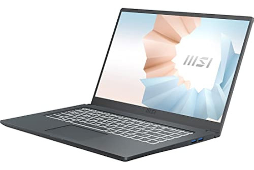 Msi Laptop Moderna 15a Delgada Y Liviana Para Uso Diario: 15