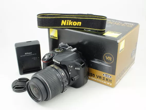 Nikon Kit D3300 + Lente 18-55mm Vr Ii Dslr Color Negro