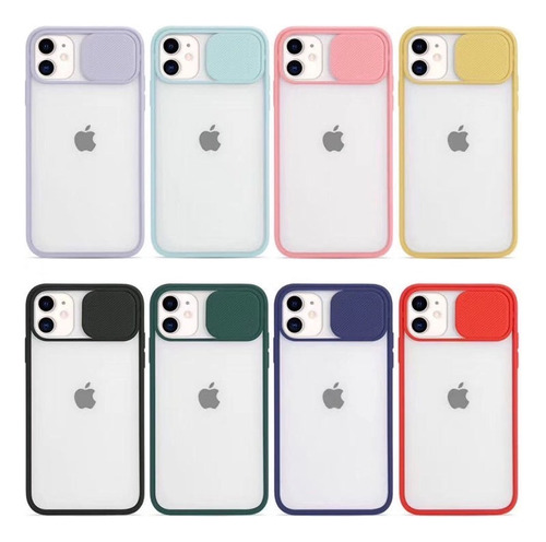 Fundas Protectoras Mate Para Iphone 11 12 13 Mayoreo 100pzs Varios Iphone