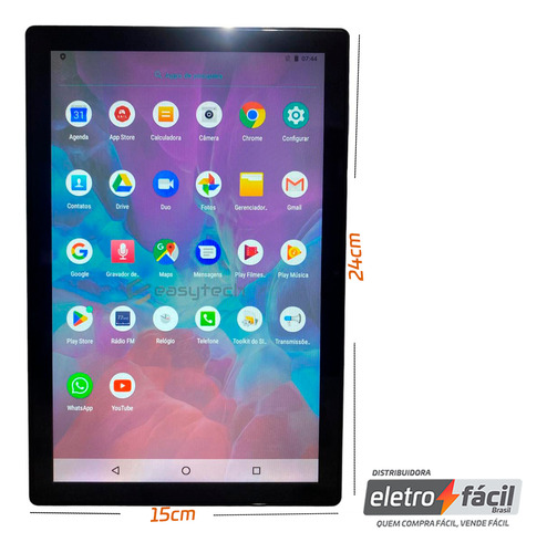 Tablet 10.1 Polegadas 4gb/64gb +teclado+mouse+capa+chip