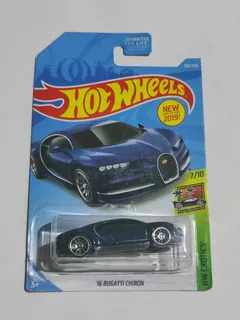 Hot Wheels Bugatti Chiron 16' Blue