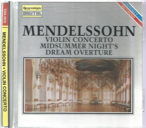 Cd. Mendelssohn // Violin  Concerto 