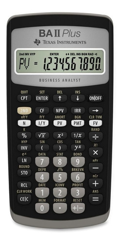 Calculadora Financiera Texas Instruments Baii Plus