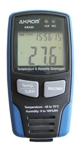 Datalogger Temperatura Umidade Usb Akrom Kr420 (c/nf-e)