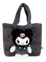 Comprar Bolsa Kuromi Melody Afelpada Sanrio Negro Kuromi
