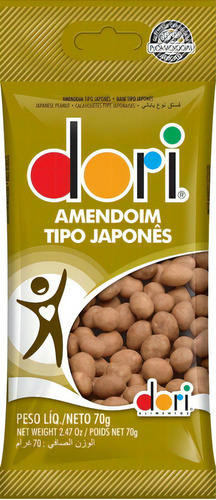 Amendoim Japonês Muito Saboroso E Crocante Dori 70g