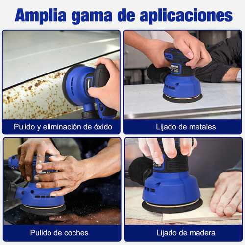 Lijadora Orbital C/6 Variación D/velocidad 300 W, 10 Líneas