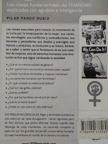 Feminismo En 100 Preguntas Pilar Pardo Rubio (Usado)
