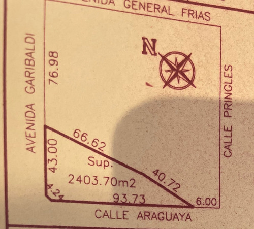 Imagen 2 de 4 de Lote En Venta De 2394m2 Ubicado En Lomas De Zamora