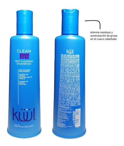  Clean Me Limpieza Profunda Shampoo Kuul 300ml