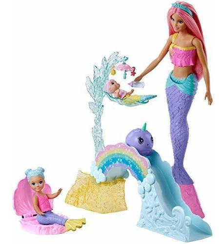 Juego De Guarderia De Sirena Barbie Dreamtopia Con Muñeca 