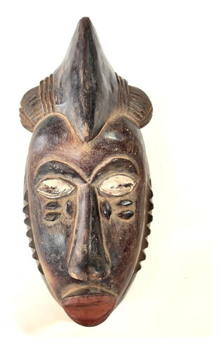 Máscara Africana De Madeira Decorativa