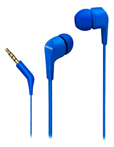 Audífonos Philips Tae1105 In Ear Con Micrófono Azul
