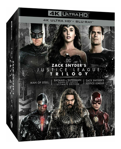 Peliculas Trilogia Zack Snyder's 4k + Bluray Superman Batman | Cuotas sin  interés