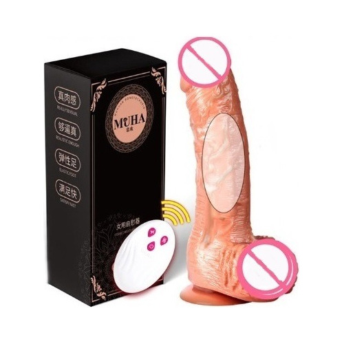 Consolador Vibrador Realista Dildo Calefacción Inteligente