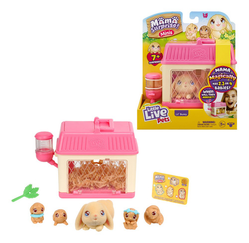 Miniaturas Mama Surprise De Toy Little Live Pets Con Conejit