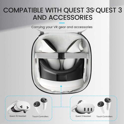Estojo De Transporte Optoslon Q3s Para Meta Quest 3/quest 3s