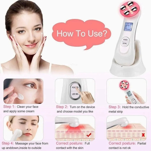 Rf Beleza Facial Ems Cuidados Com A Pele Anti Rugas