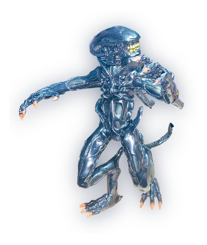 Figura Aliens Grande 25 Cm Articulado Gris Movible