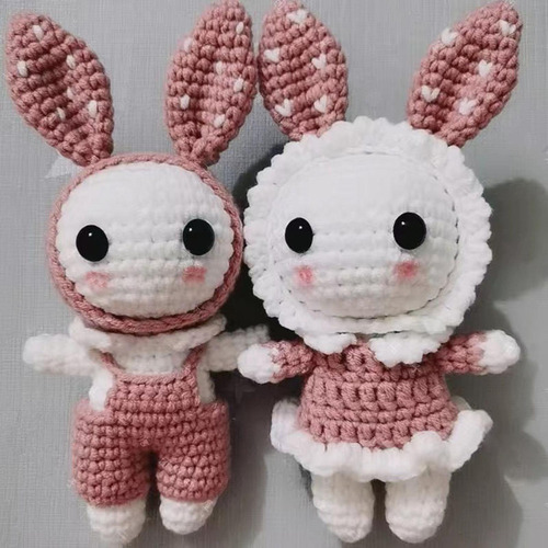 Kit De Ganchillo Conejo Crochet Craft Set Juguete De Tejer A