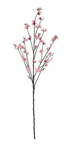Vara De Flor De Cerezo Artificial 1.10 Mts Pack 12 Piezas Color Rosa