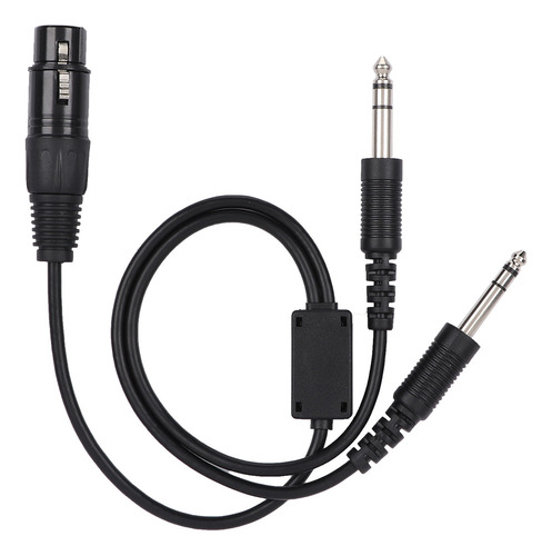 Cable Adaptador De Auriculares De Doble Conector Xlr A Ga