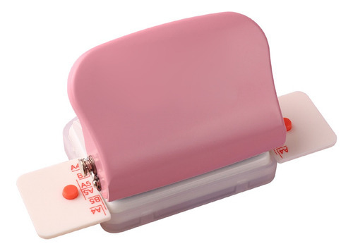 Perforadora De Papel Metálico Kw-trio Para 6 Agujeros Color Rosa Forma De La Perforación Punch