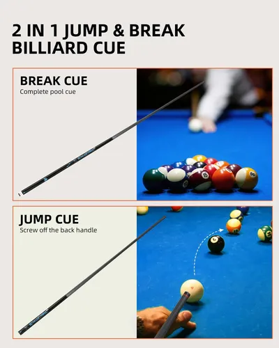 Pool Cue Konllen Carbon Fiber Break & Jump 3-piece 580ml