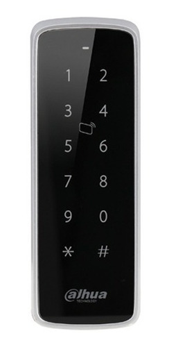 Imagen 1 de 7 de 6 Cuotas Lector Rfid Delgado Exterior Teclado Dahua Asr1201d