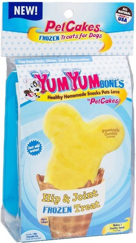 Petcakes  Yumyum Bones Pineapple Coconut Flavor Hip & Joint