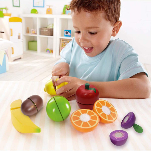 Comida De Madera Para Niños Cocina Para Cortar Frutas