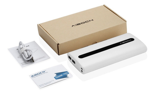 Aibocn 20000mah Power Bank Dual Usb Cargador De Teléfono Por
